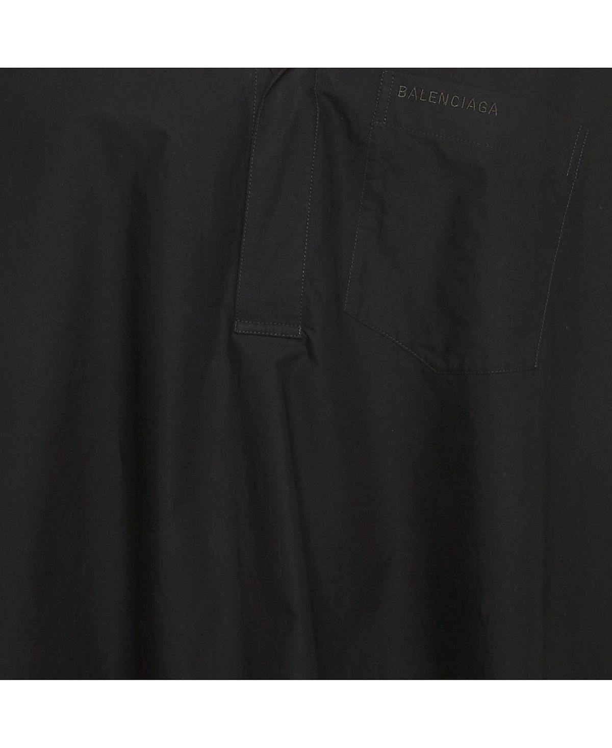 Pre-Owned Balenciaga Women's Oversized Logo Popover Shirt view 4 — MAYCSS fashion products