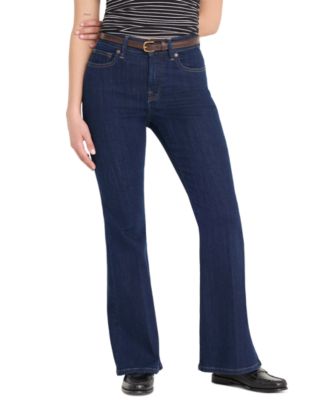 Petite Mid-Rise Flare Jeans