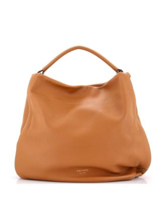 Large Rolle Hobo Soft Grain Leather