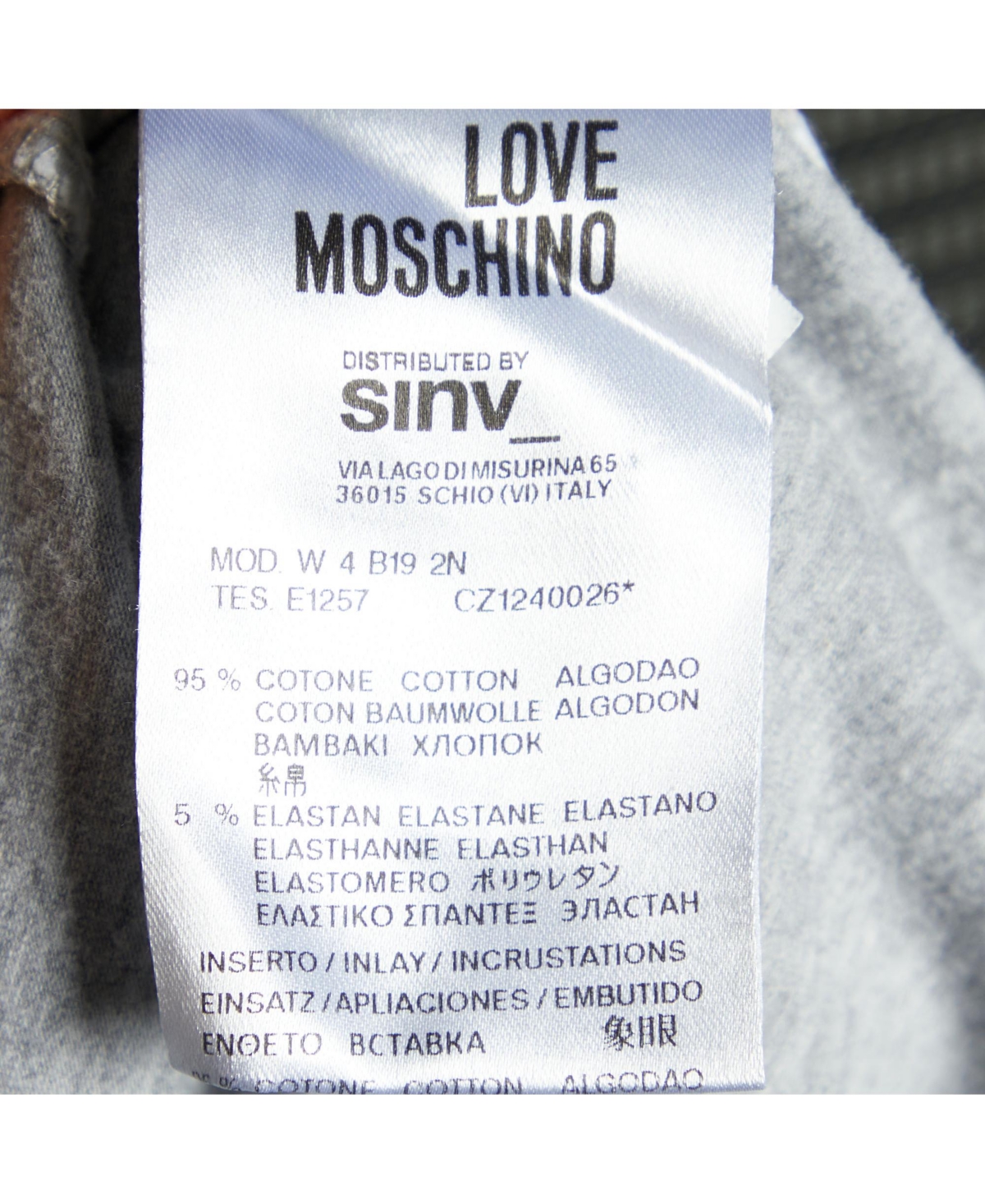 Pre-Owned Love Moschino Women's Boutique Scene Graphic Cotton T-Shirt