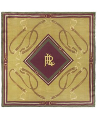 Equestrian Glenplaid Square Scarf
