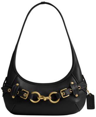 Belted Ergo Leather Small Shoulder Handbag