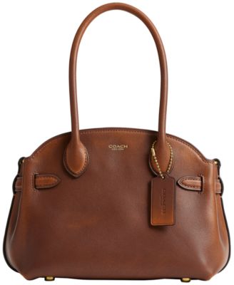 Soft Empire Loved Leather Small Carryall Handbag