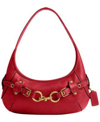 Belted Ergo Leather Medium Shoulder Handbag