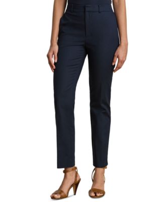 Petite High-Rise Slim Ankle Pants