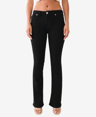 Women's Joey Mid-Rise Flare Flap Jeans