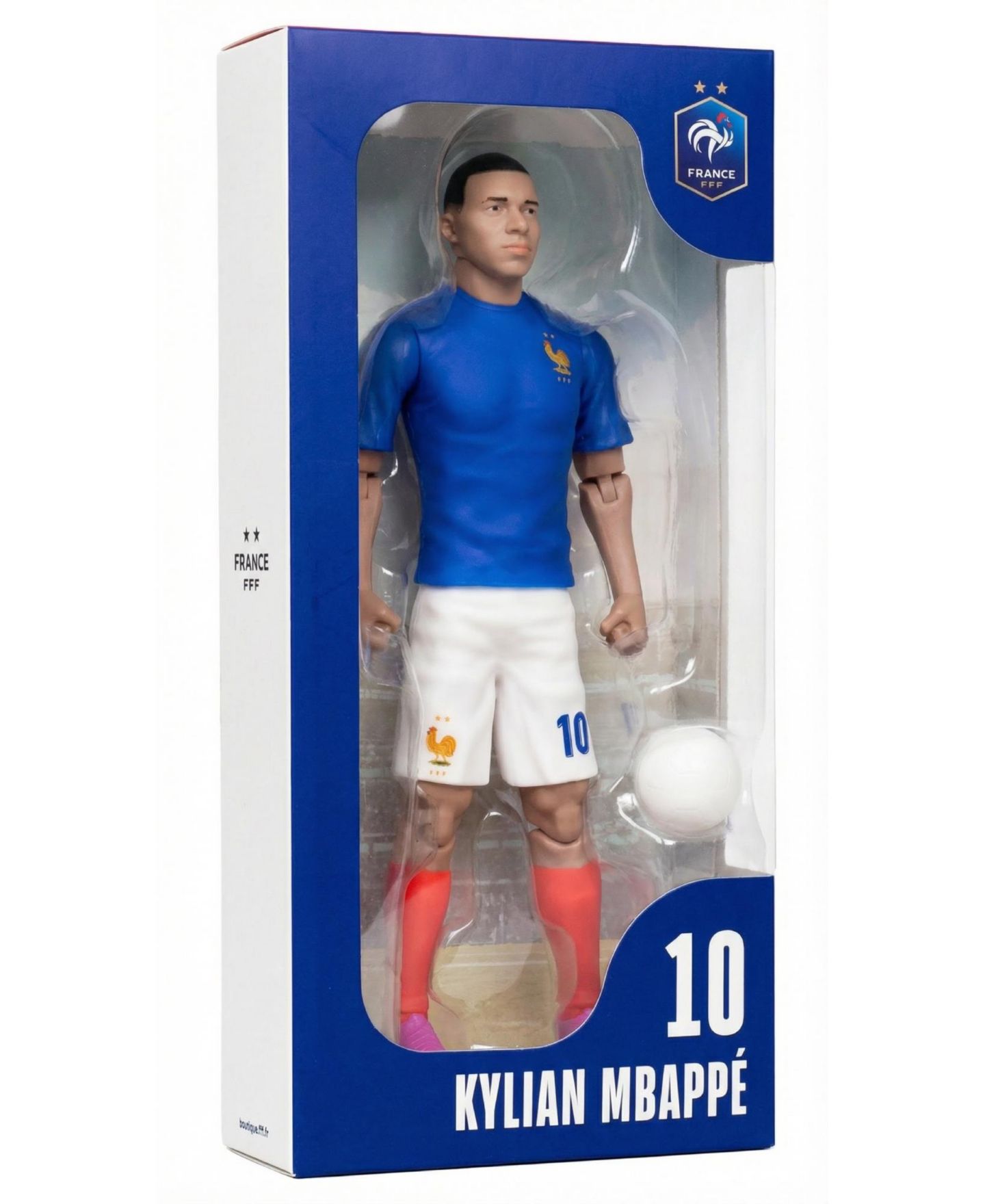 Детская фигурка Banbo Toys Sockers France National Kylian Mbappe 8" Collectible Soccer Action Figure, цвет: Разноцветный — фото 9
