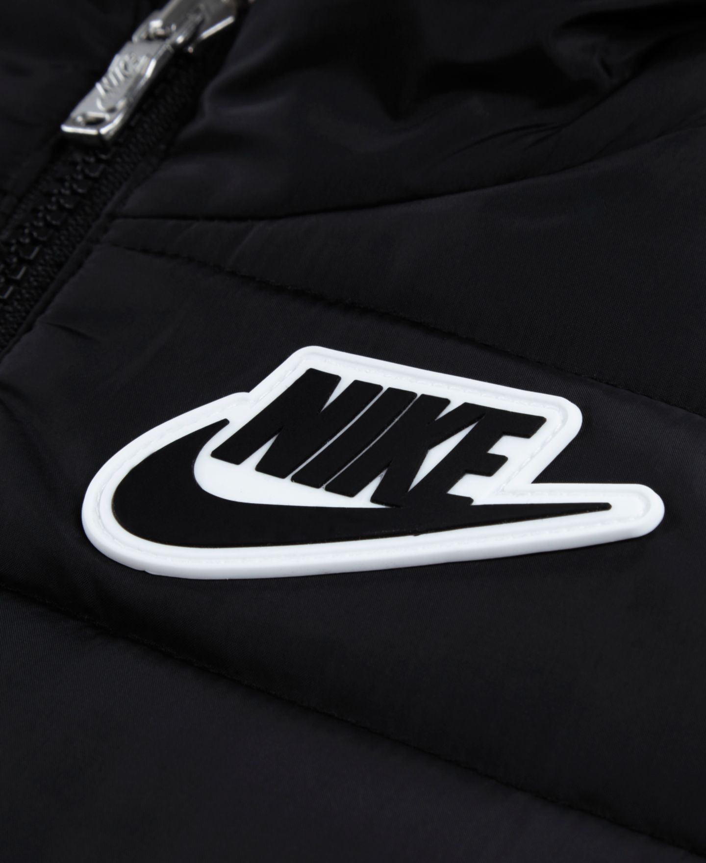 Куртка Nike Reversible Faux-Sherpa Jacket для мальчиков-малышей, цвет: Чёрный — фото 4