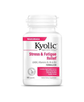 Aged Garlic Extract Formula 101, Stress and Fatigue Relief, 100 capsules.