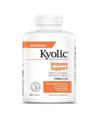 Aged Garlic Extract Formula 103, Immune Support, 300 Capsules