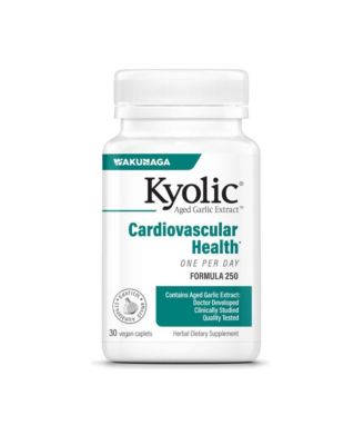 Aged Garlic Extract Formula 250, Cardiovascular Health, One Per Day 30 Caplets