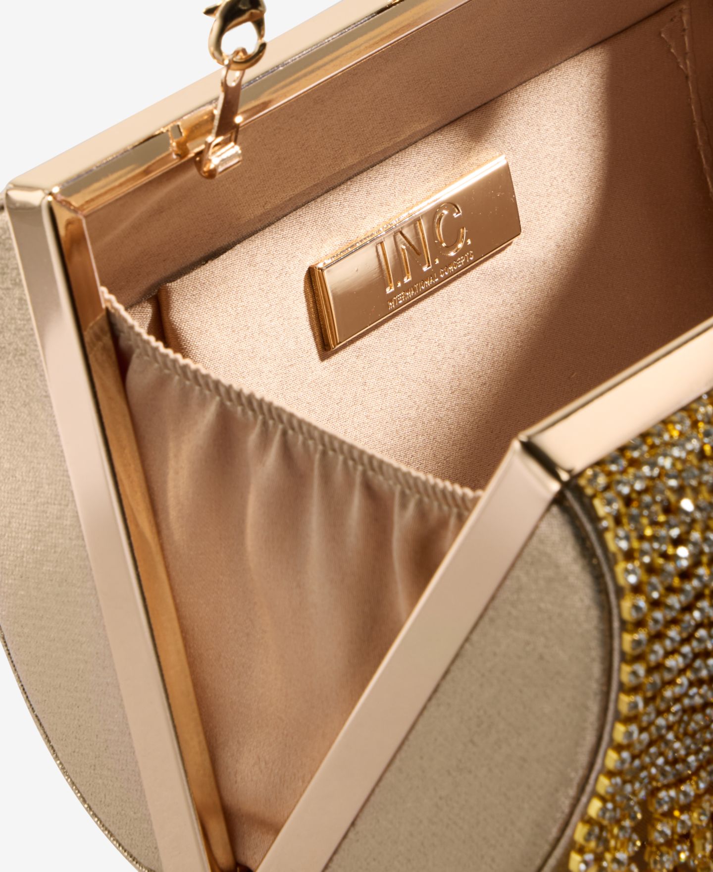 Женский клатч I.N.C. International Concepts Ranndi Fringe Mini Evening Clutch Handbag, цвет: Classic Go — фото 5