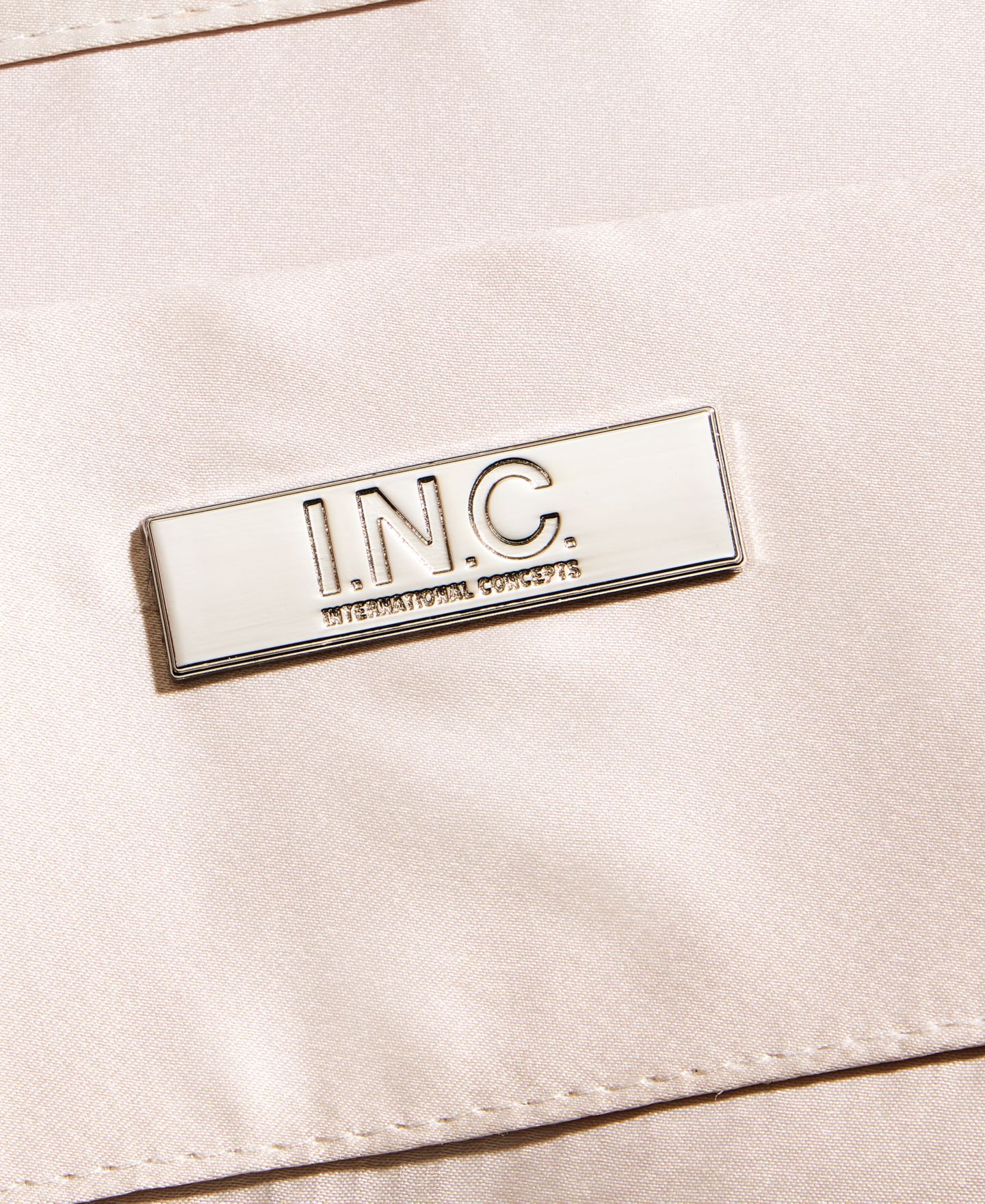 Женский клатч I.N.C. International Concepts Ether East/West Studded Mesh Clutch, цвет: Серебряный — фото 2