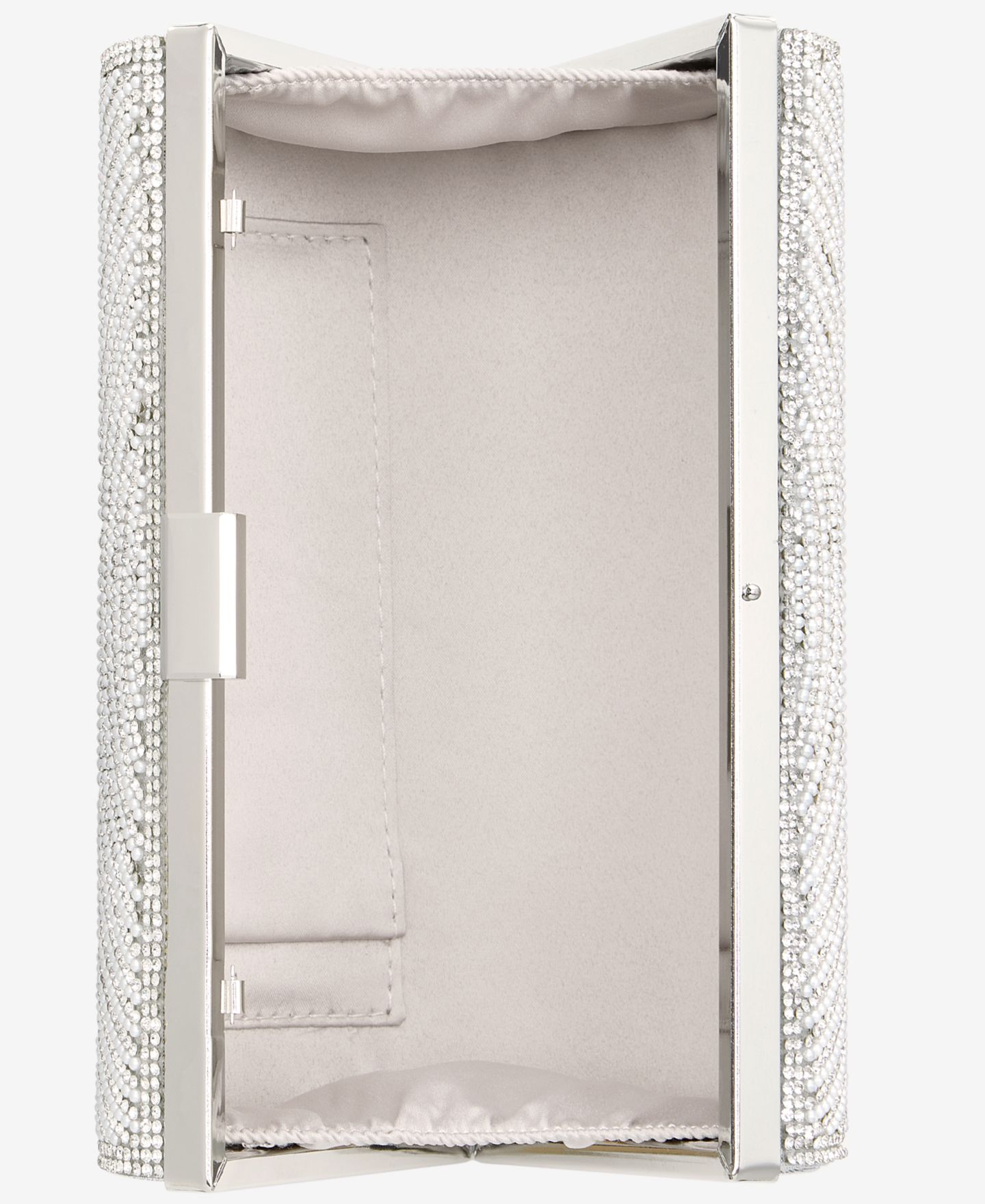 Женский клатч I.N.C. International Concepts Ranndi Imitation Pearl Embellished Evening Clutch Handbag, цвет: Жемчужный — фото 4
