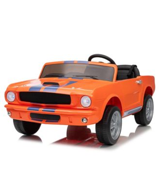 46.1 x 24.8 x 16.9 Inch Licensed Shelby Ride On Car for Kids 24V 2 Seater Electric Car Toy with Remote for Outdoor Play