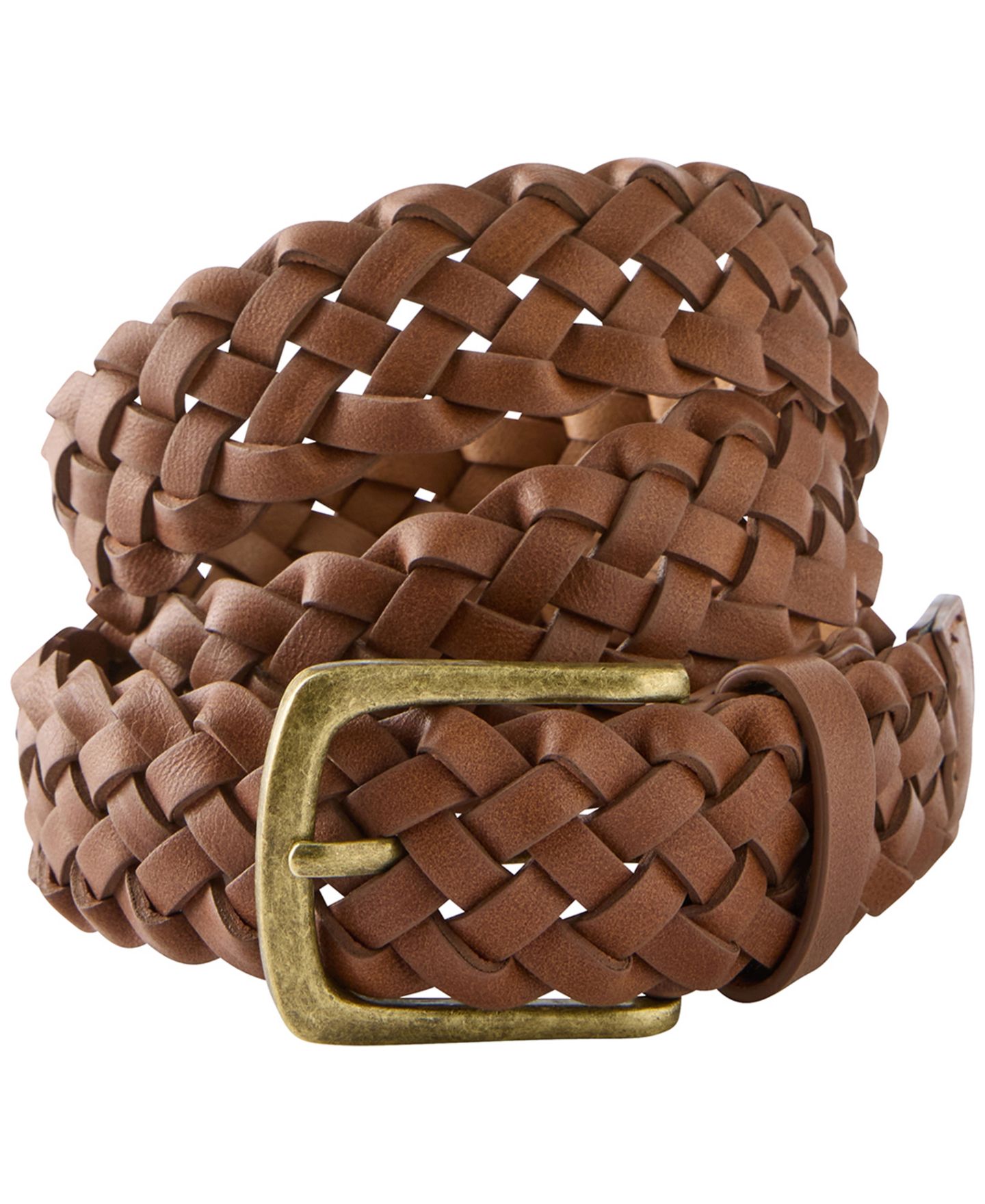 Мужской ремень COTTON ON Braided Woven Belt, цвет: Коричневый — фото 2