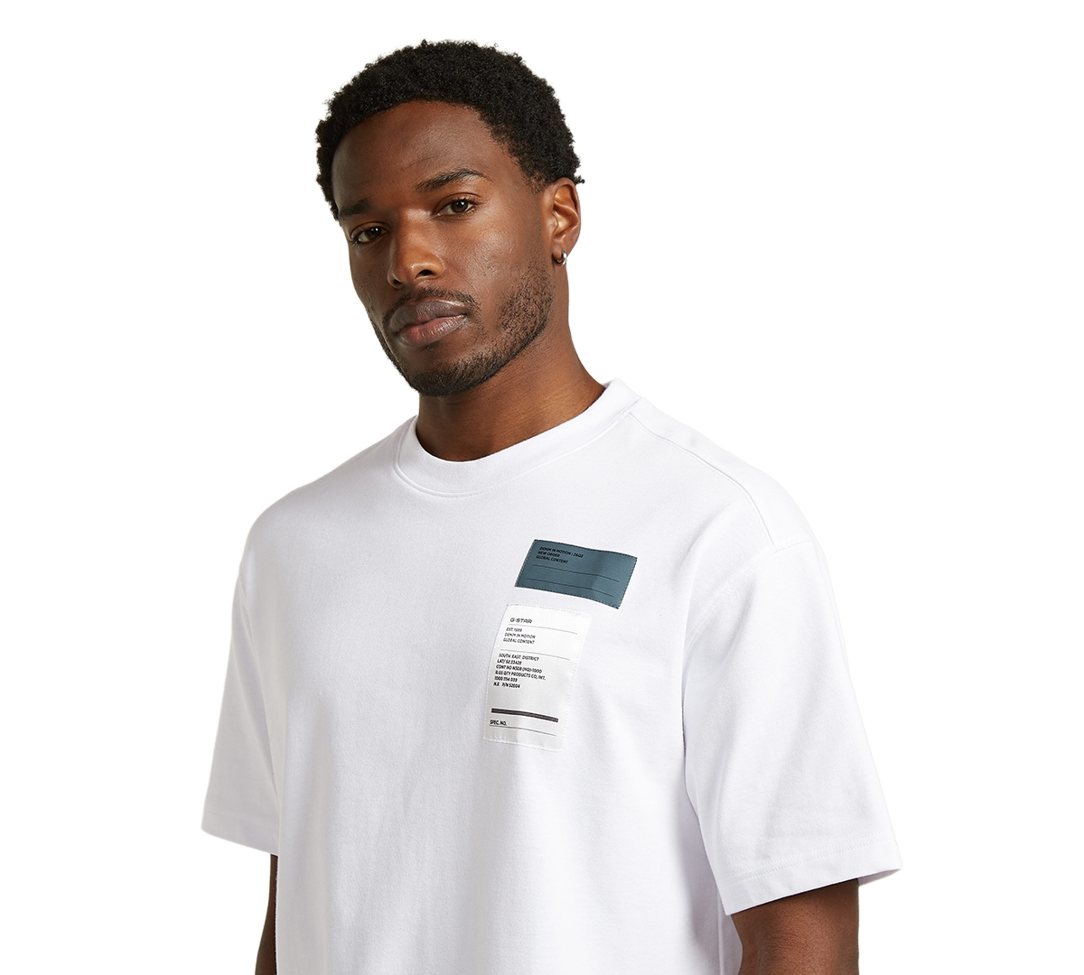 G-Star Raw Men's Multi Chest Badge Relaxed-Fit T-Shirt