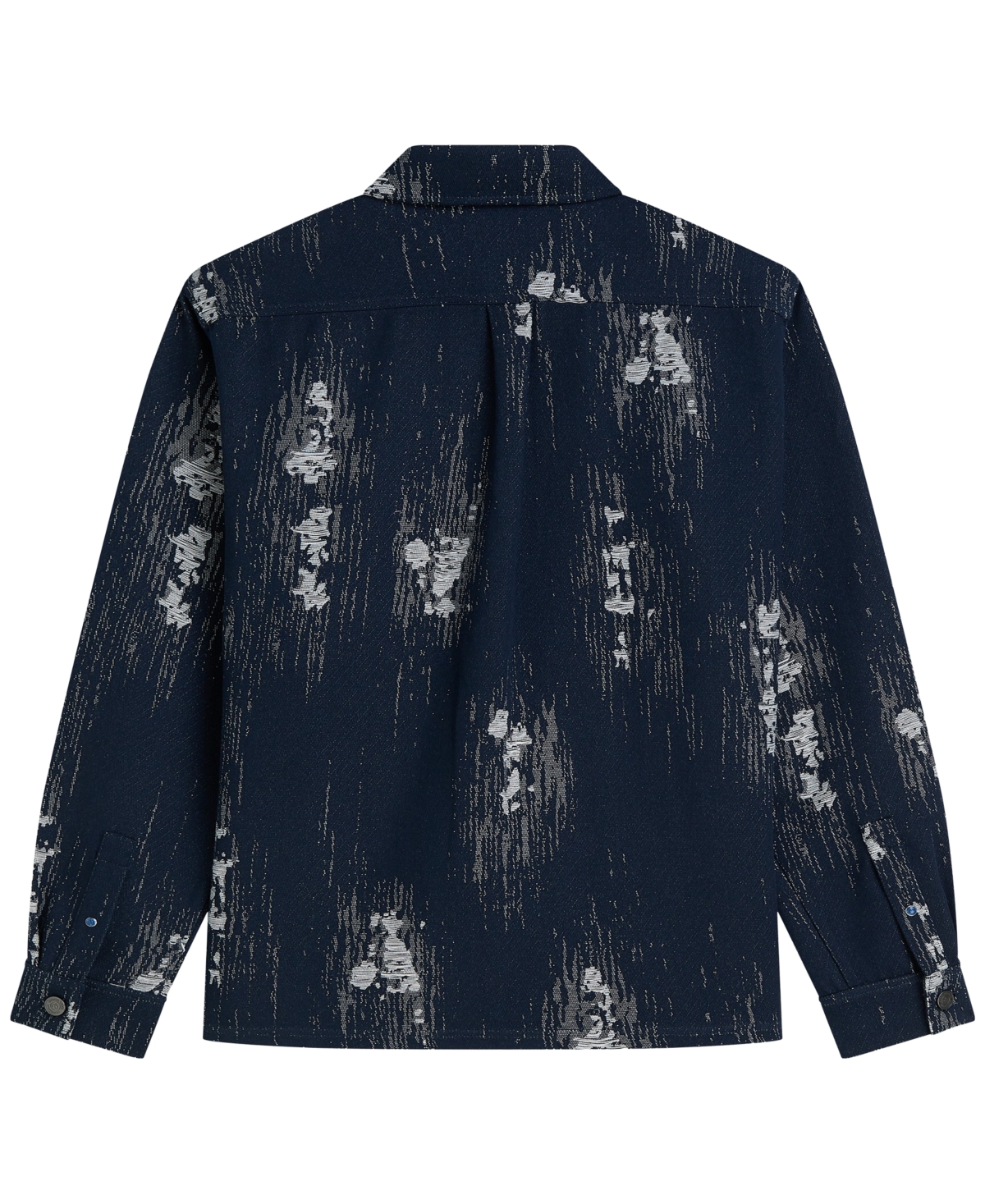Scotch & Soda Men's Jacquard Regular-Fit Overshirt