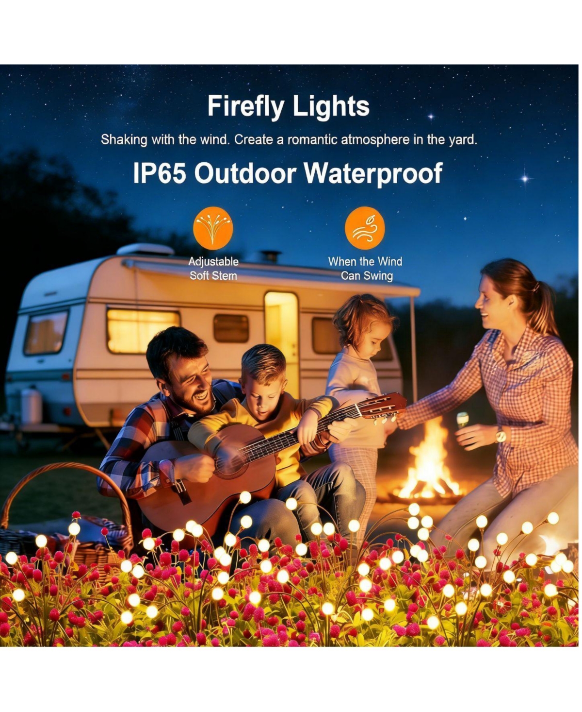 Cowin Solar Lights Outdoor(4 Pack,40 LEDs), Solar Garden Lights, Outdoor Decorations, Unique Gifts