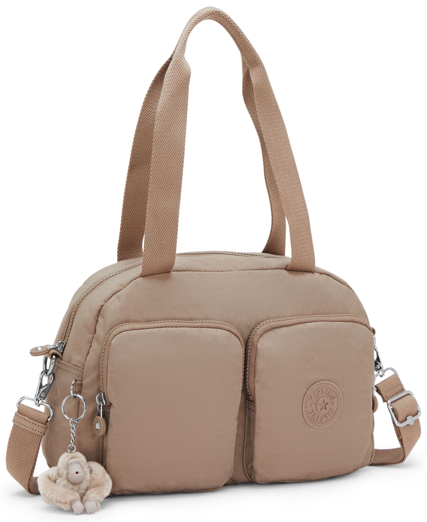 Женская сумка Kipling Cool Defea Convertible Zipper Shoulder, цвет: Рыжевато-коричневый бежевый — фото 3