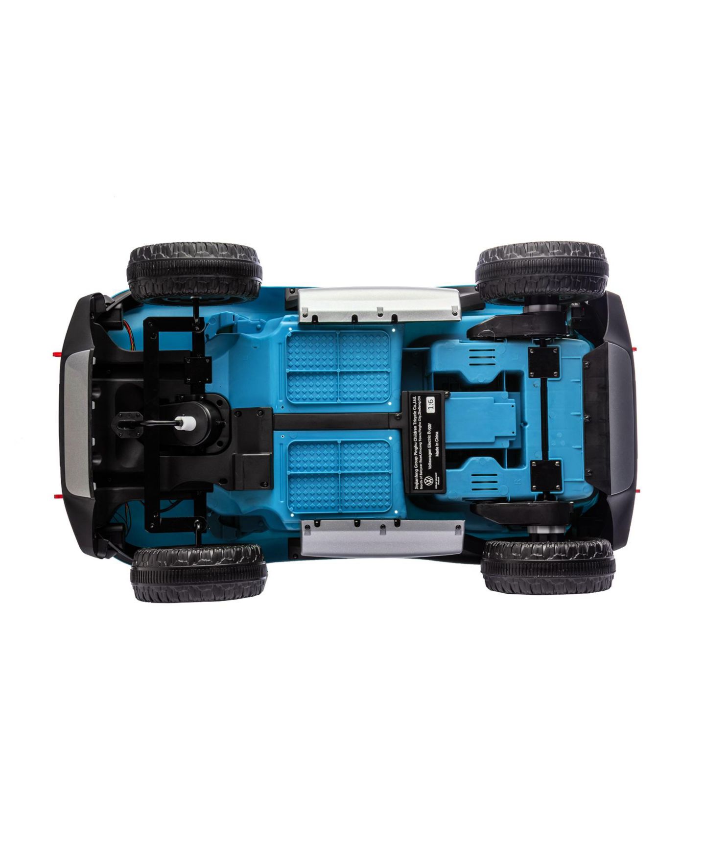 Детская игрушка homfan Licensed Volkswagen Beetle 12V Ride-On Car with Remote Control, LED Lights, Music, 66 lb Capacity, Ages 3+, цвет: Синий — фото 4