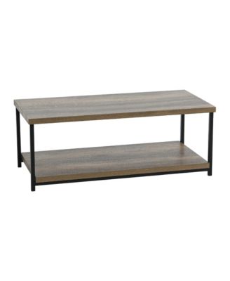 Jamestown Rectangular Coffee Table with Storage Shelf