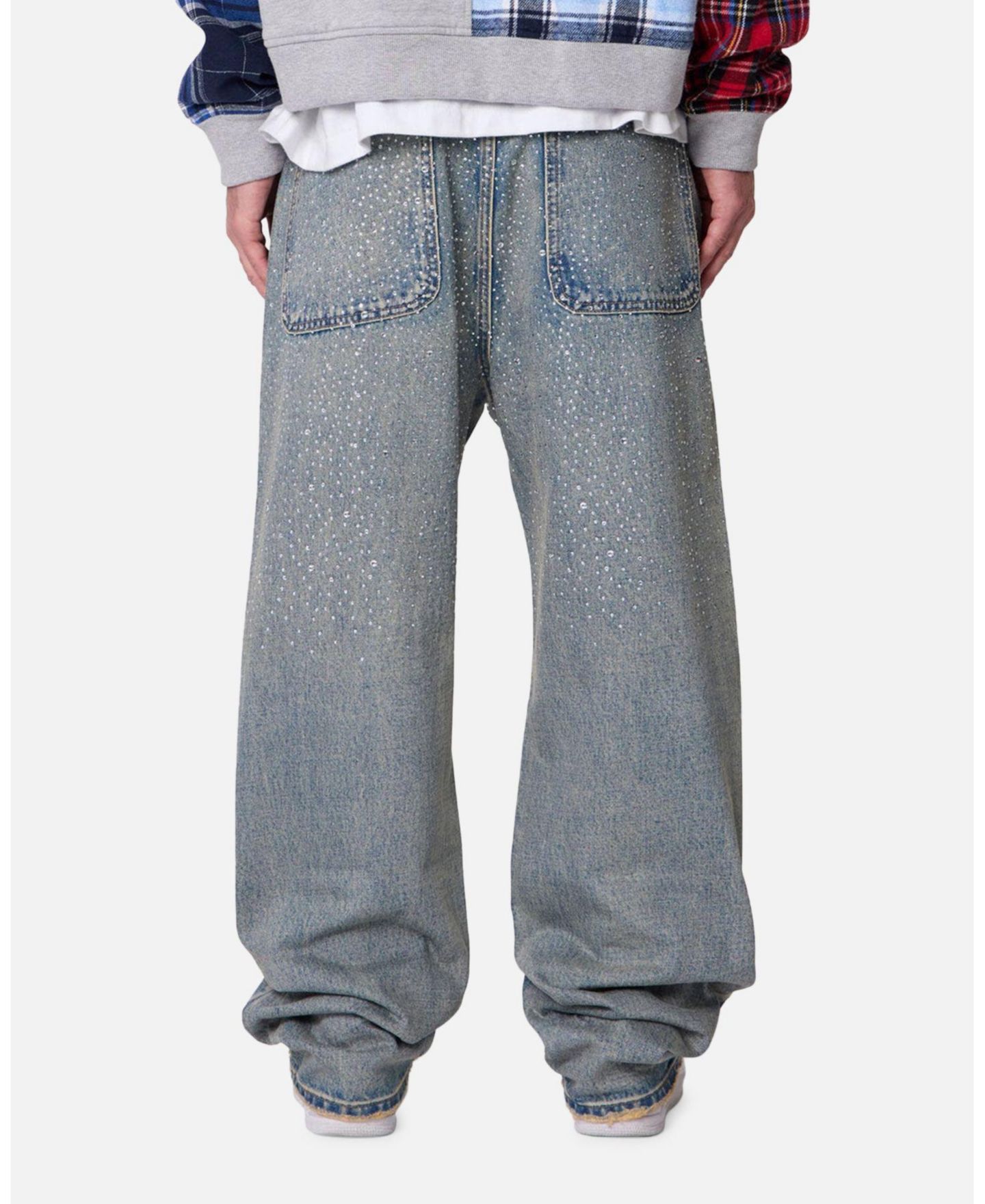 Мужские джинсы mnml Ultra Baggy Gem Denim Jeans, цвет: Синий — фото 4