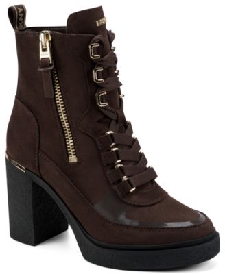 Women's Toia Lace-Up Platform Booties