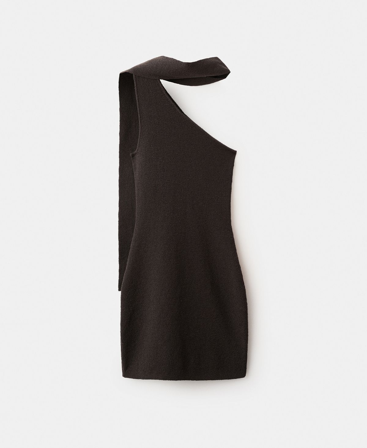 Mango Women's Scarf Asymmetrical Knit Dress view 2 — MAYCSS fashion products