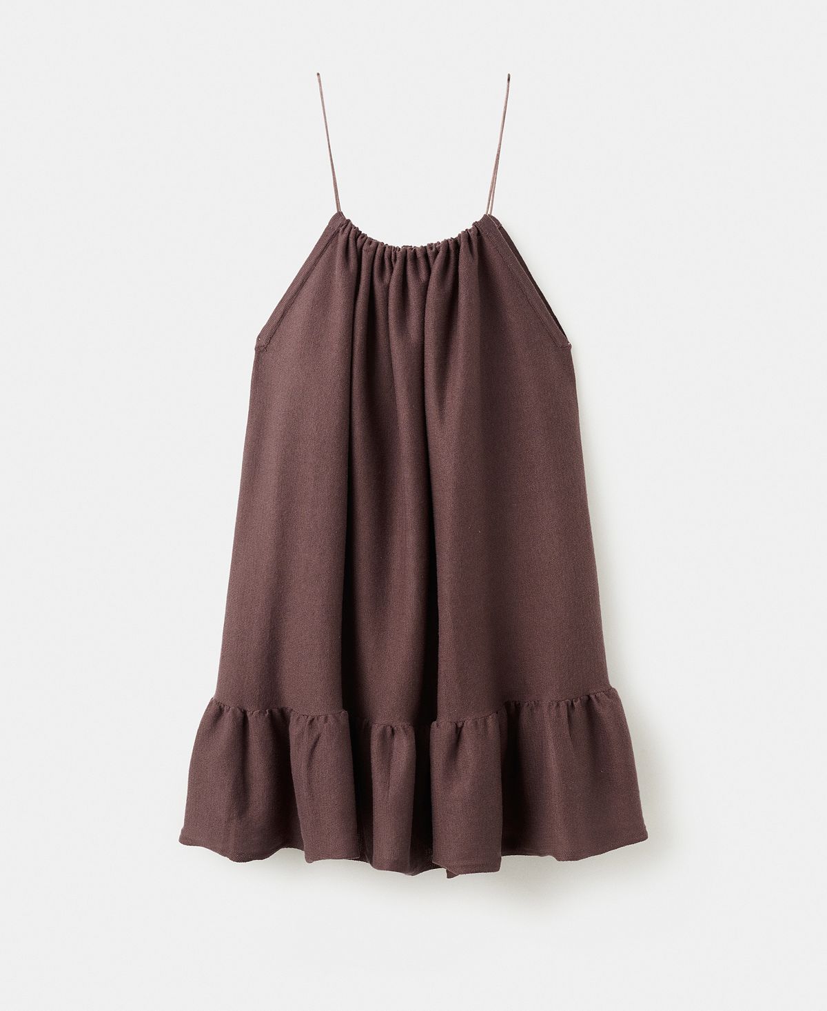 Mango Women's Gathered Neckline Knit Dress view 2 — MAYCSS fashion products