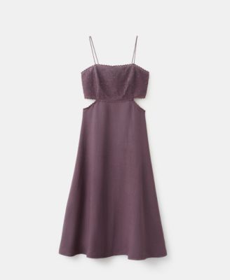 kookai como cut out dress MANGO Women's Cutout A-Line Dresses Style:Queen Jennifer Olive Green Evening Dress Spring Florals Dress hire cinched silhouette with movement