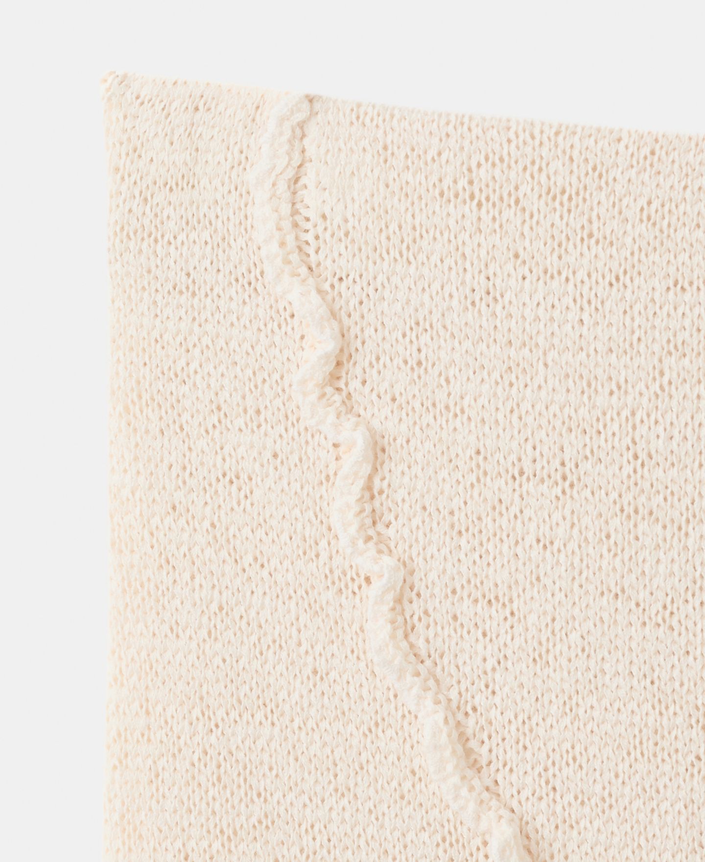 Женская юбка Mango Wavy Stitching Detail Knit, цвет: Пастельный коричневый — фото 2