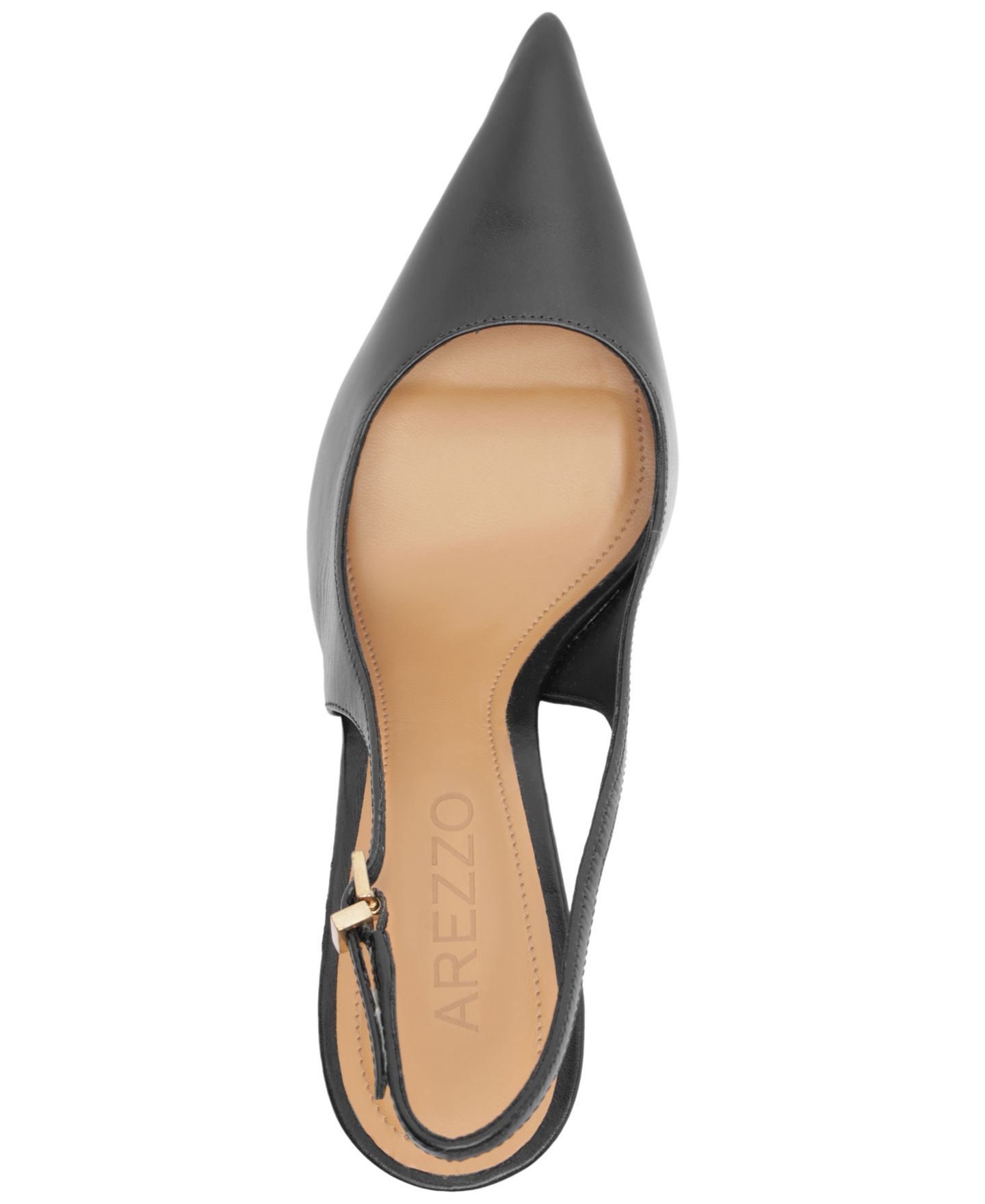 Женские туфли Arezzo Rowen Wedge Slingback Pumps, цвет: Чёрный — фото 4