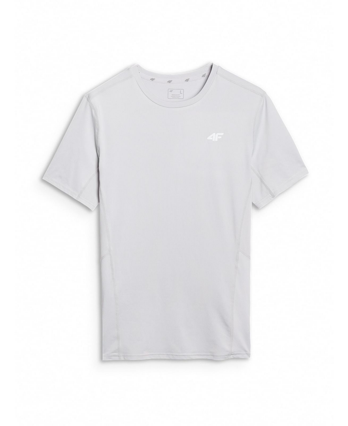 4F Men's Slim Quick-Dry Running T-Shirt Stretch Reflective