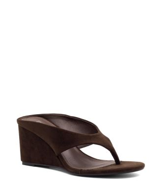 Women's SERA Round Toe Wedge Thong Heel