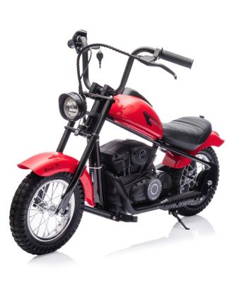 45.2 x 23.1 x 29.6 Inch Kids Electric Ride On Motorcycle, 24V Battery Powered Sport Bike with 18 MPH Speed for Outdoor Riding Fun