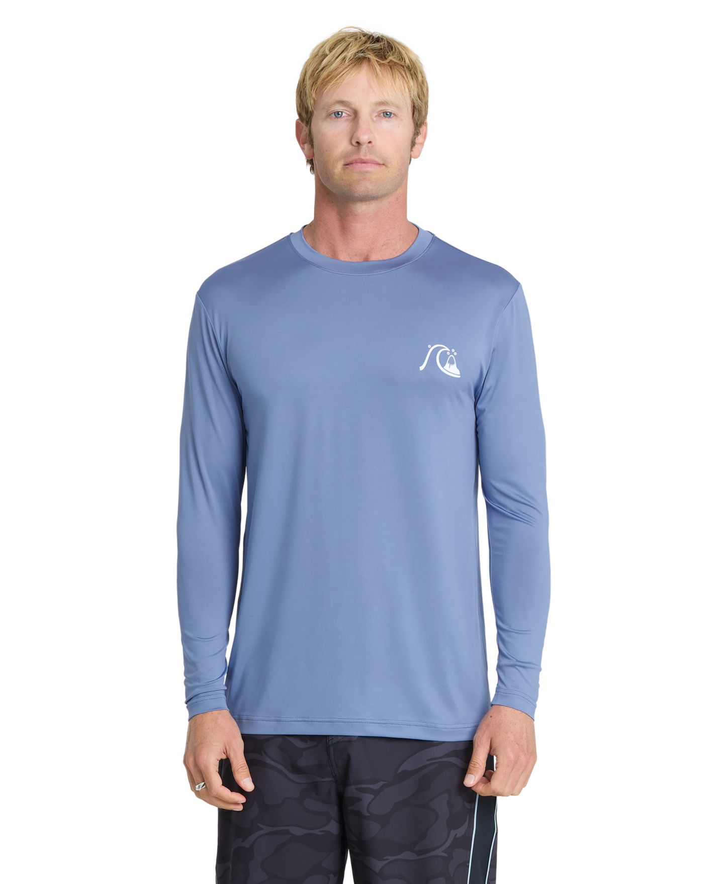 Мужская футболка Quiksilver DNA Ultraviolet Protection Factor Swim T-Shirt, цвет: Quiet Harbor — фото 1