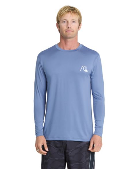 Мужская футболка Quiksilver DNA Ultraviolet Protection Factor Swim T-Shirt, цвет: Quiet Harbor