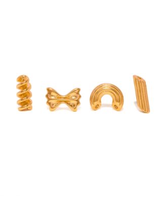 Al Dente Pasta Stud Earrings Set