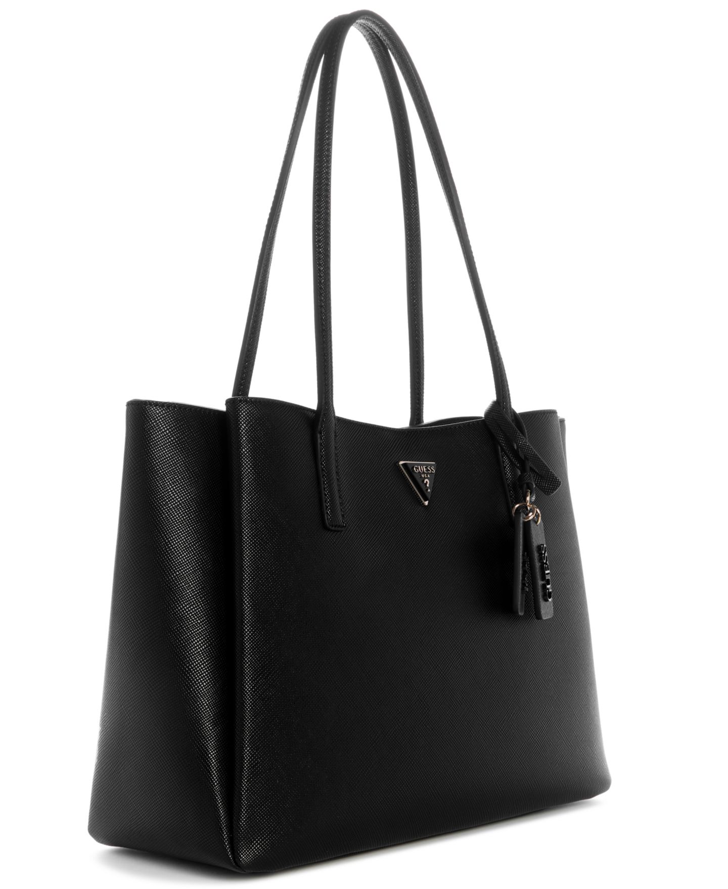 Женская сумка GUESS Noelle Ii Tech Extra-Large Tote Handbag, цвет: Чёрный — фото 3