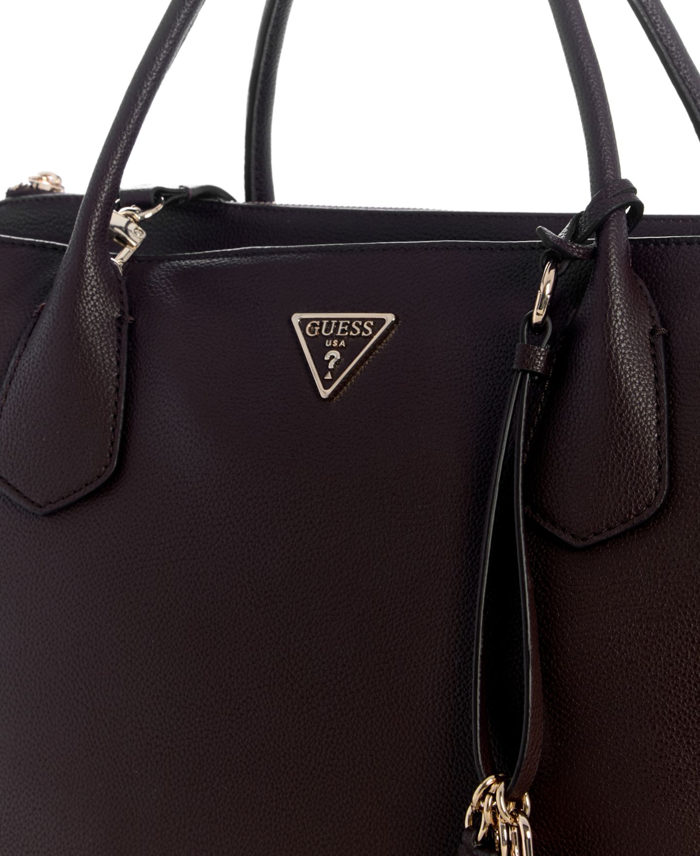 Женская сумка GUESS Marissa Tech Extra-Large Tote, цвет: Чёрный — фото 11