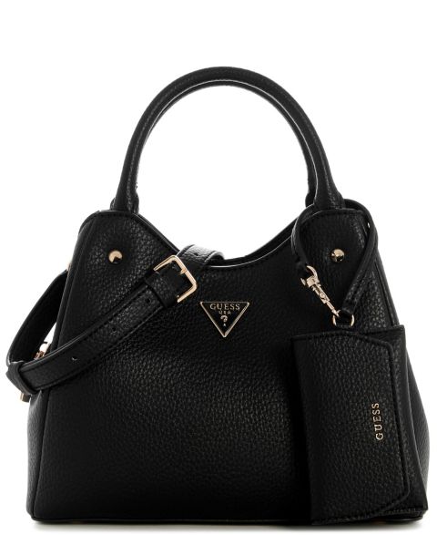 Женская сумка GUESS Lorella Girlfriend Small Tote Handbag, цвет: Чёрный