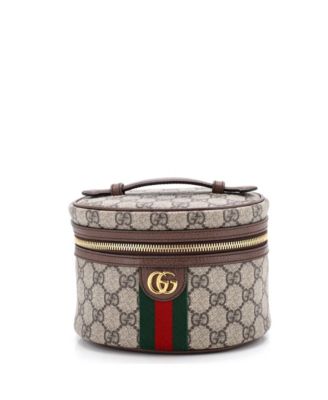 Mini Ophidia Top Handle Cosmetic Case GG Coated Canvas