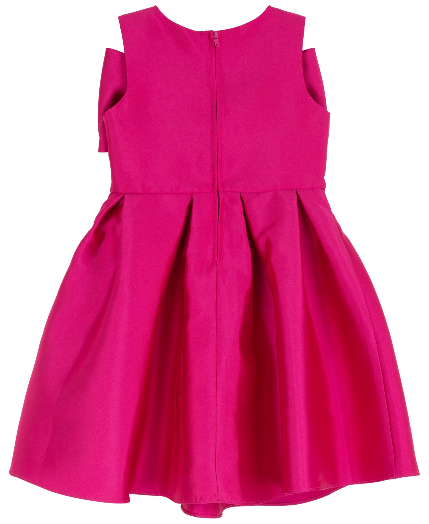 Платье Rare Editions Mikado Bow Bodice Pleated Dress для девочек, цвет: Ягодный — фото 5