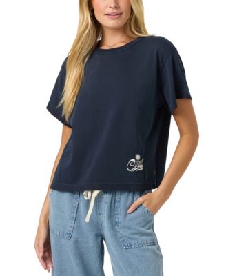 Women's Cotton Crewneck Boxy T-Shirt