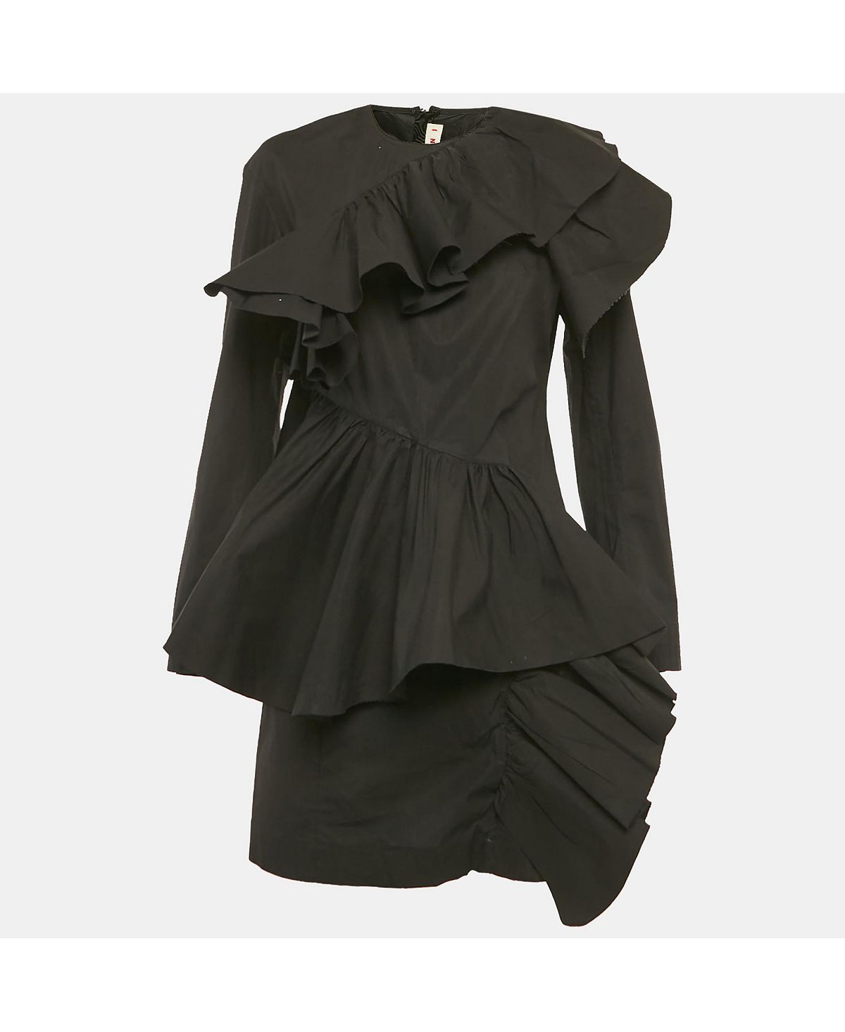 Pre-Owned Marni Women's Poplin Ruffled Mini Dress view 1 — MAYCSS fashion products