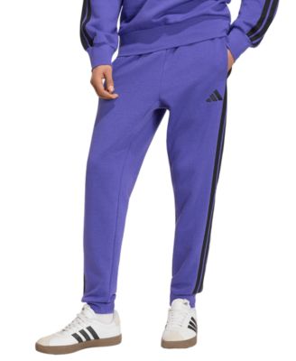 Men's Essentials Three-Stripes Regular-Fit Fleece Joggers