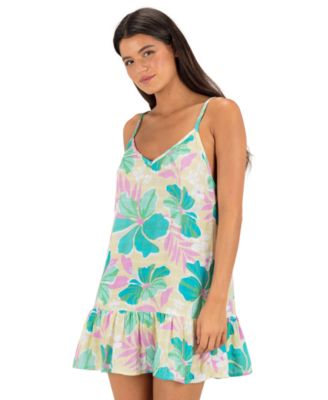 Women's V-Neck Swim Cover-Up Dress