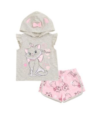 The Aristocats Lion King Marie Girls' Cosplay 2-Piece Hooded Tank and Shorts Set