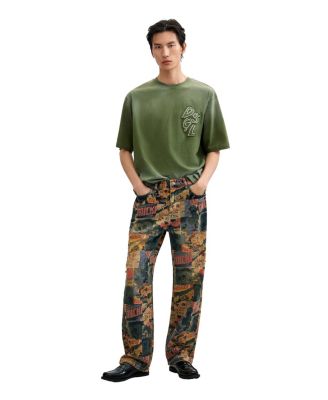 Men's Mickey printed jeans